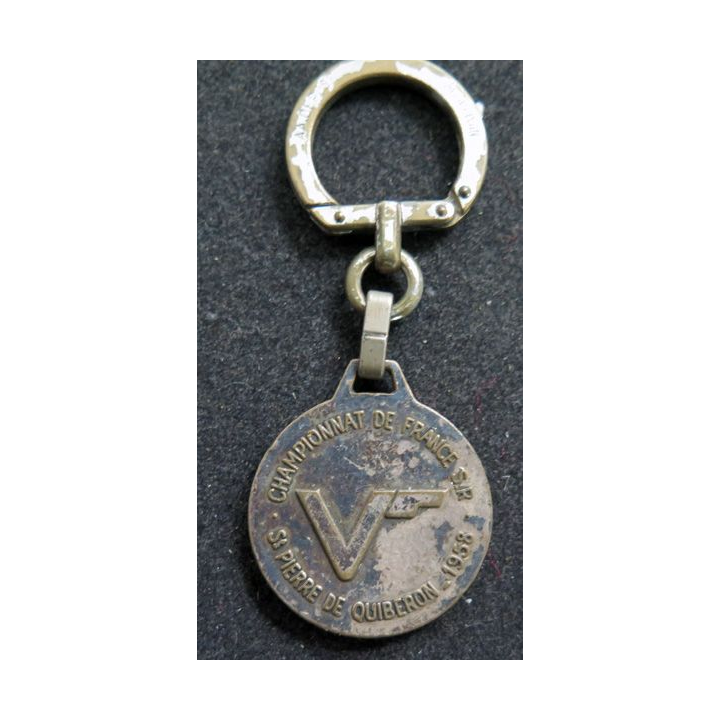 Porte clefs St Pierre de Quiberon 1958 Championnats de France S.R