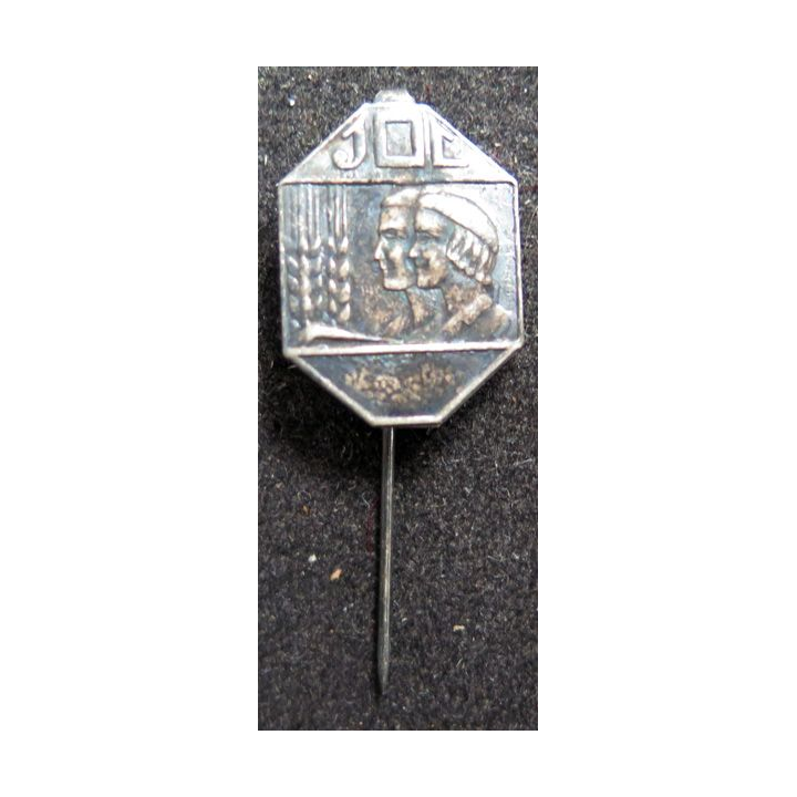 Pin's épinglette de la JOC jeunesse ouvrière chrétienne hauteur 4 cm