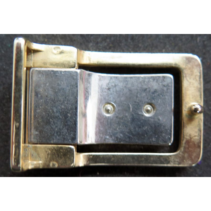 boucle de ceinture équestre adaptable sur ceinture en cuir ou en toile