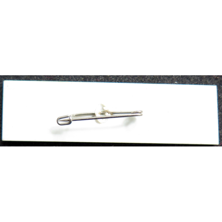 Badge plastique J'Aime la Paix 6,5 x 1,8 cm Appel des 100 19 juin 1983