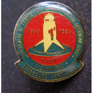 Pin's de l'American Legion 50° anniversaire du D Day 3-10 Juin 1994