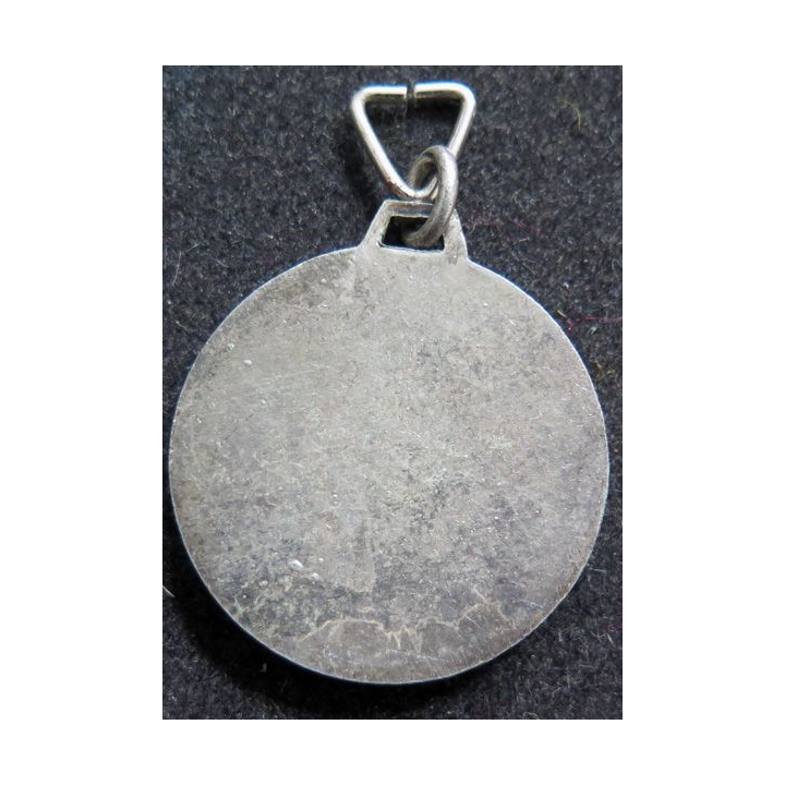 Médaille de natation argentée diamètre 2,8 cm