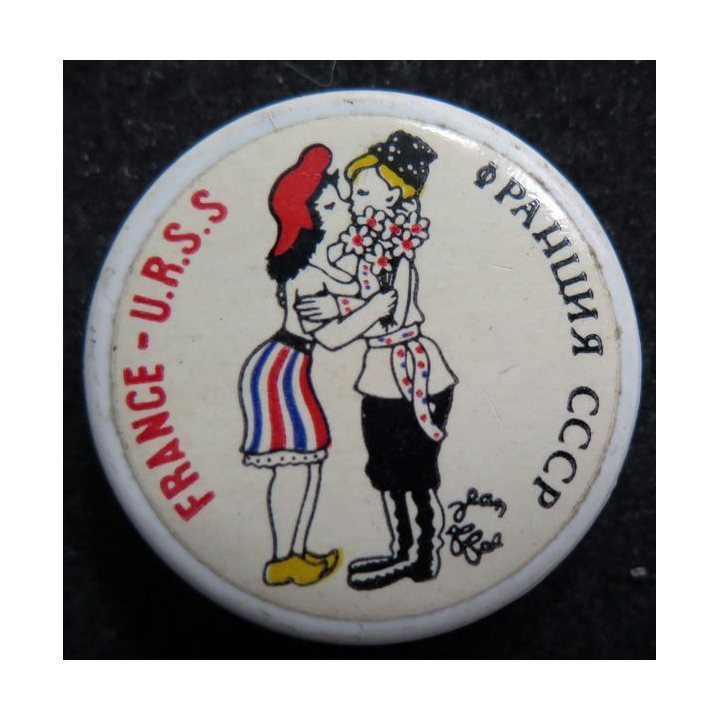 Badge plastique France URSS