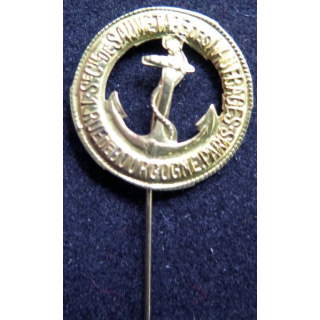 Badge métallique de la société de sauvetage des naufragés Paris
