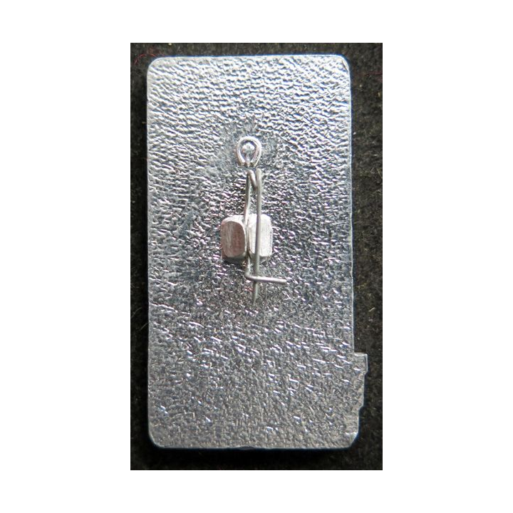 URSS : écusson métallique de la Tour Niksp à Moscou 4,2 x 2,2 cm