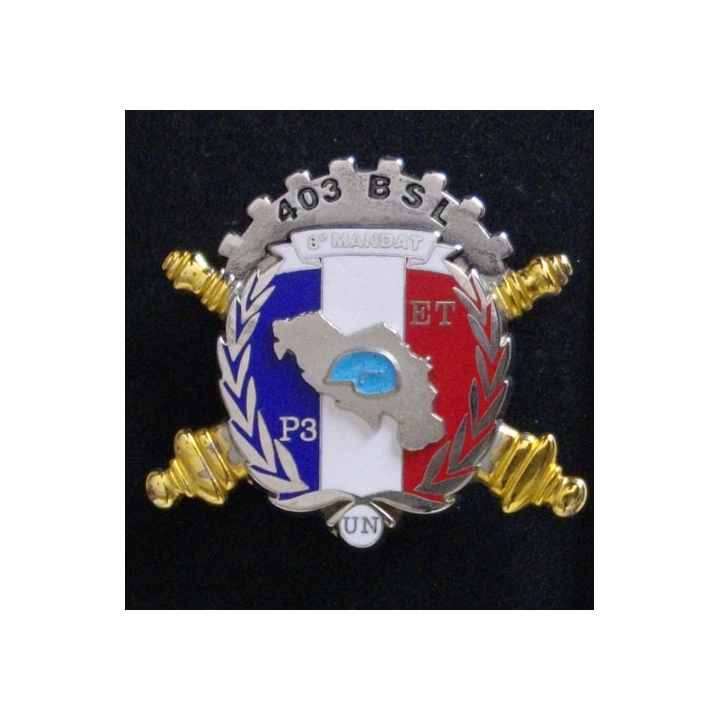 403° BSL : 403° BATAILLON DE SOUTIEN LOGISTIQUE P3 ET 8° MANDAT