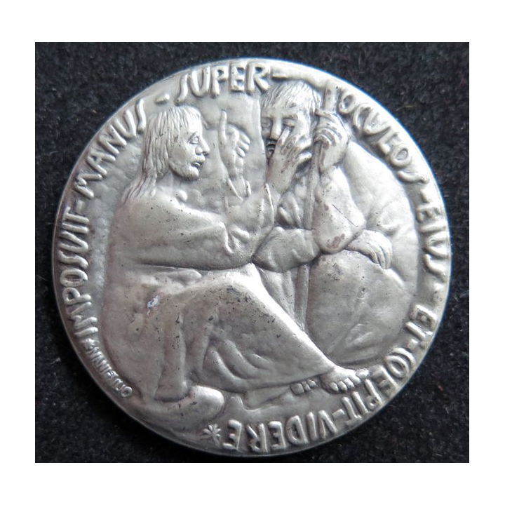 ITALIE  : médaille en argent poinçon 800 de la Fondazione Emilio Trabucchi attribuée