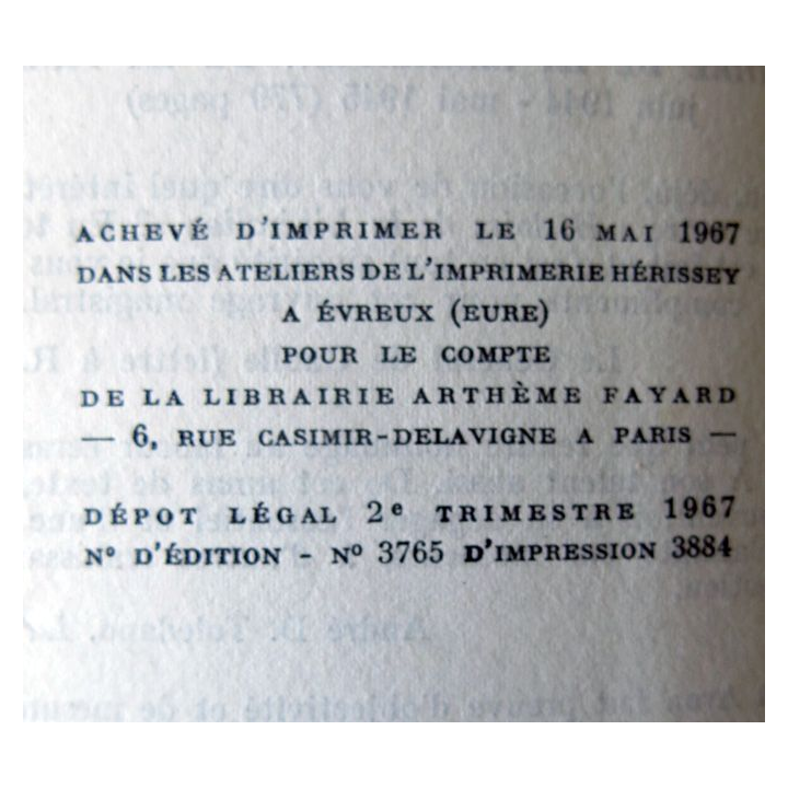 Histoire de l'épuration de Robert Aron aux Editions Fayard
