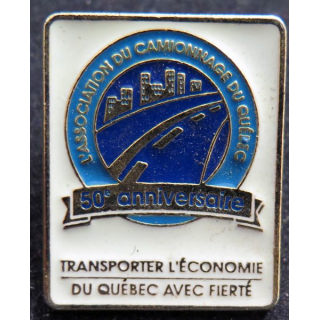 Pin's de l'association du camionnage du Québec 3 x 2,5 cm