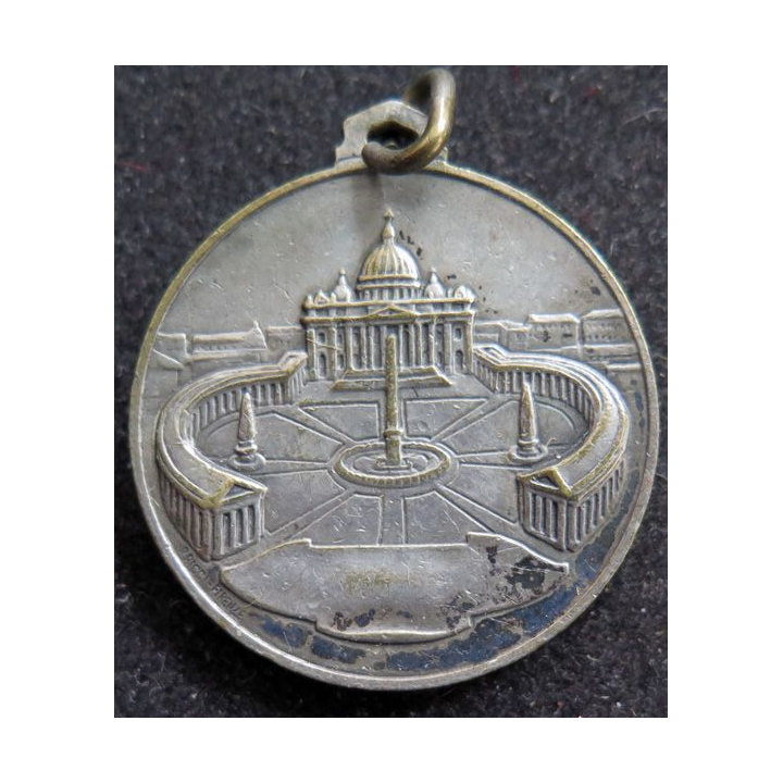 VATICAN : médaille argentée du Pape Paulus VI Pont Max