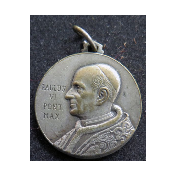 VATICAN : médaille argentée du Pape Paulus VI Pont Max
