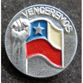 CHILI : insigne Venceremos de diamètre 2,1 cm