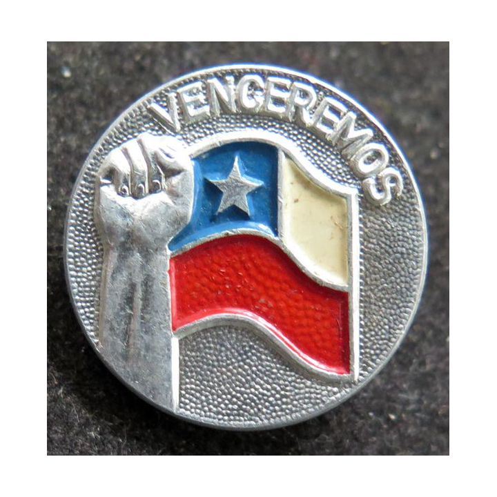 CHILI : insigne Venceremos de diamètre 2,1 cm