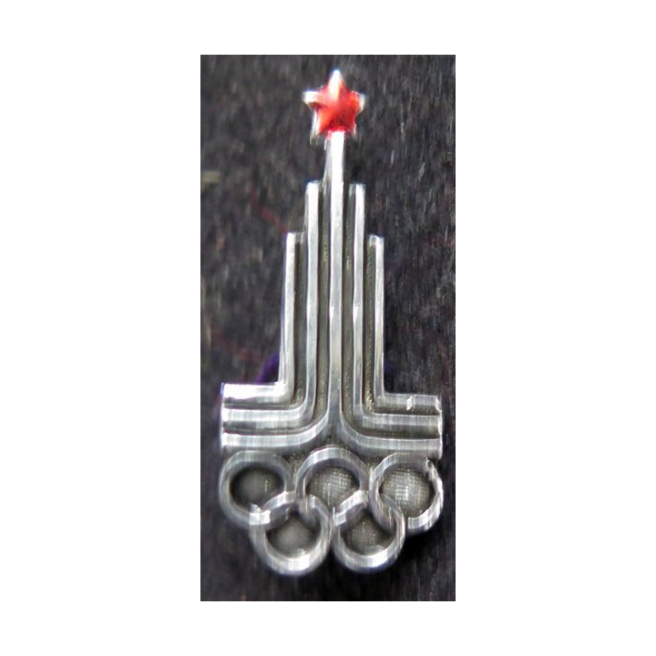 URSS : insigne des jeux olympiques russes de 1980