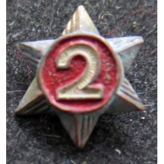 insigne étoile d'ancienneté scout 2 ans 2 attaches au dos