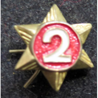 insigne étoile d'ancienneté scout 2 ans 2 attaches au dos