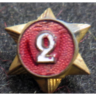 insigne étoile d'ancienneté scout 2 ans anneau au dos