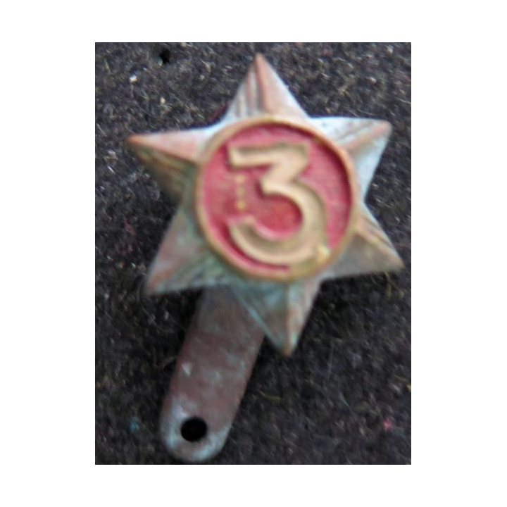 insigne étoile d'ancienneté scout 3 ans 1 attaches au dos