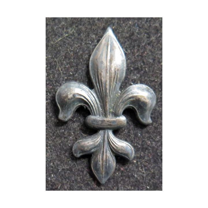 insigne d'étoile de Lys sans attache hauteur 3 cm