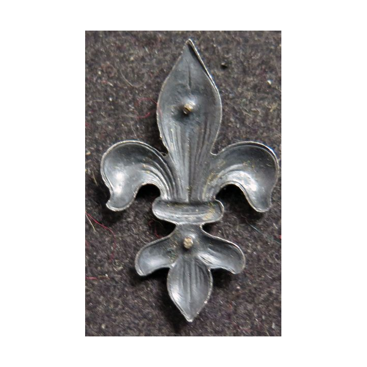insigne d'étoile de Lys sans attache hauteur 3 cm