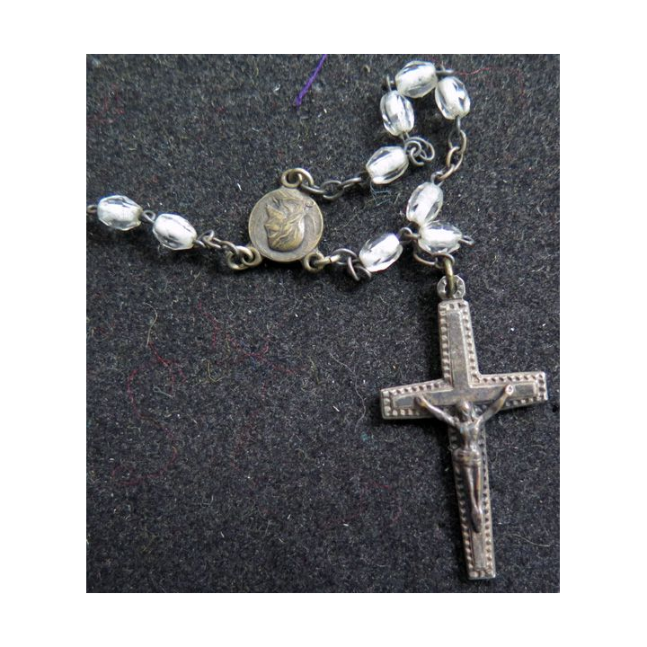 Bout de chapelet avec crucifix et Vierge