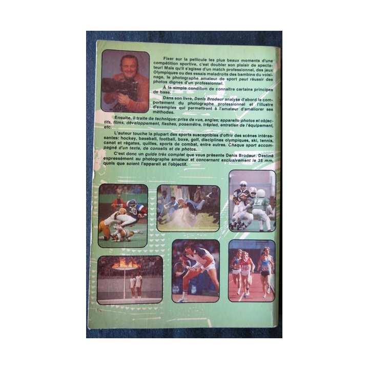 Apprendre la photo de sport de Denis Brodeur aux Editions de l'Homme - Montréal