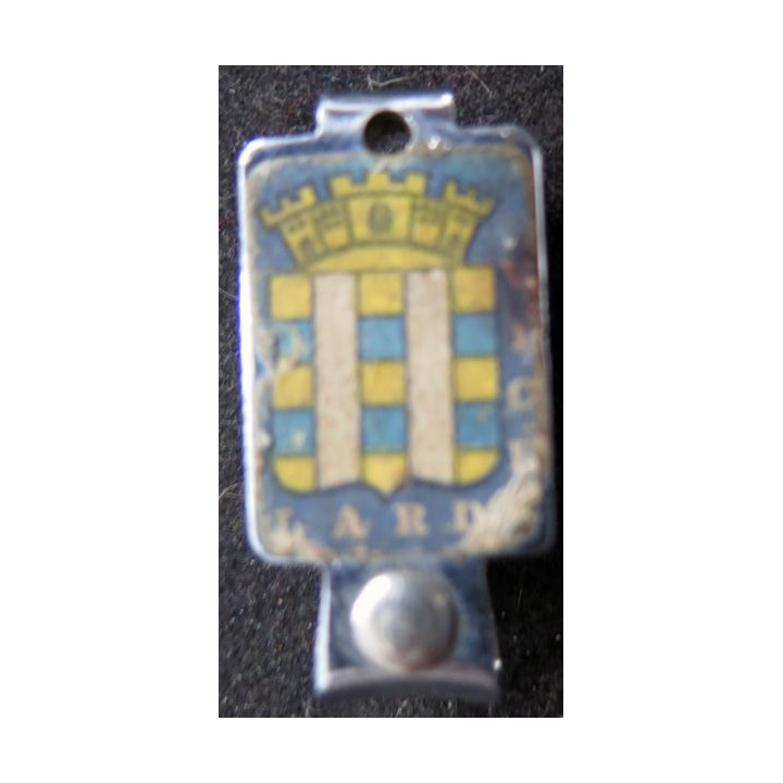Porte clefs sans boucle d'attache de coupe ongles avec poisson 