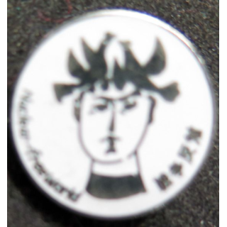 insigne métallique Nuclear Free World 2 cm de diamètre