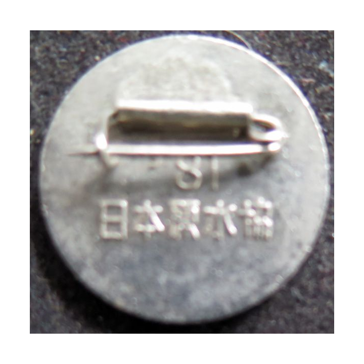 insigne métallique Nuclear Free World 2 cm de diamètre