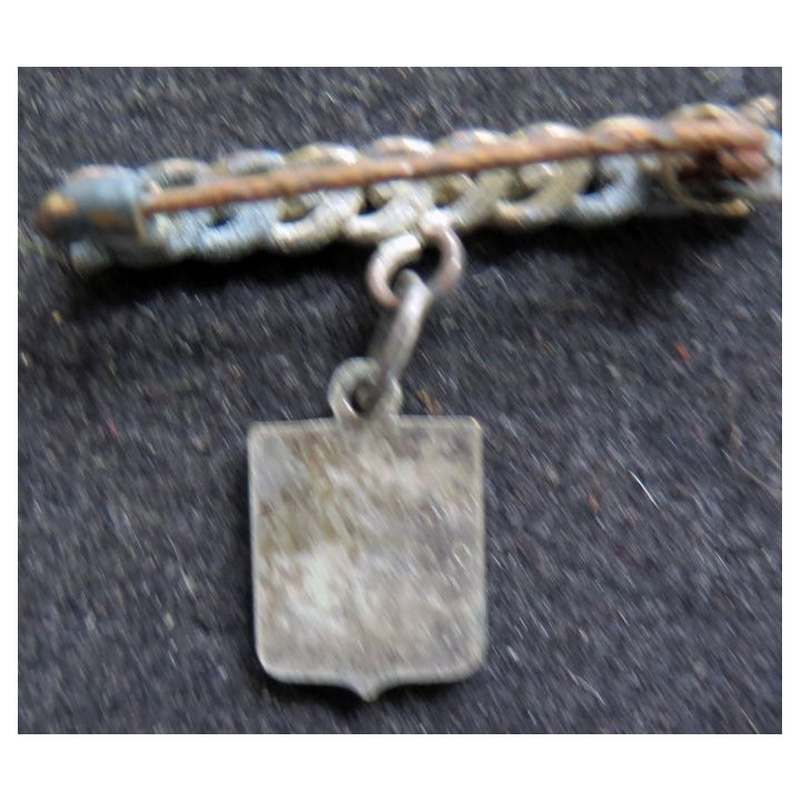 broche métallique du Blason des Châteaux de la Loire