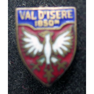 Insigne réduction boutonnière émaillé du Val d'Isère 1850 m