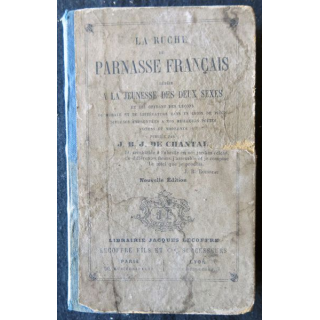La ruche du Parnasse Français 1877 (poésie) publié par J.B.J. de Chantal Librairie Lecoffre Fils et Cie