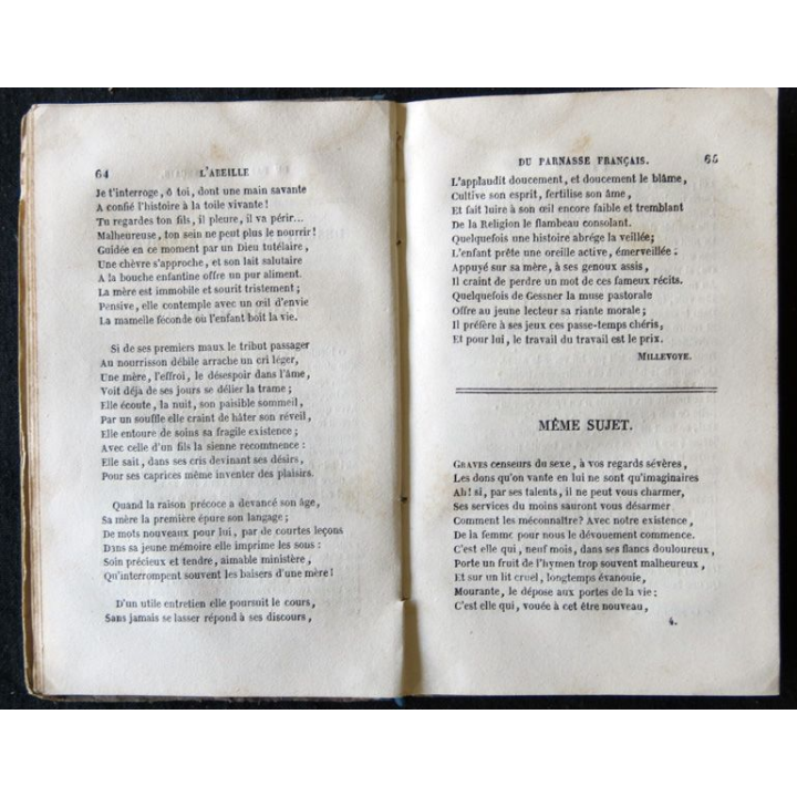 La ruche du Parnasse Français 1877 (poésie) publié par J.B.J. de Chantal Librairie Lecoffre Fils et Cie