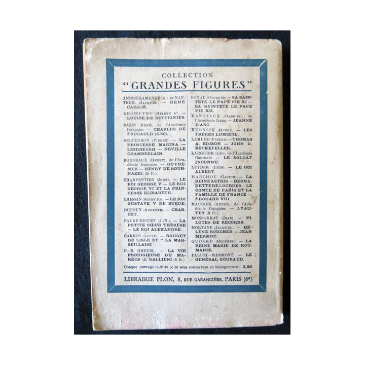 Ces dames au chapeaux verts de Germaine Acremant aux Editions Plon (1939)