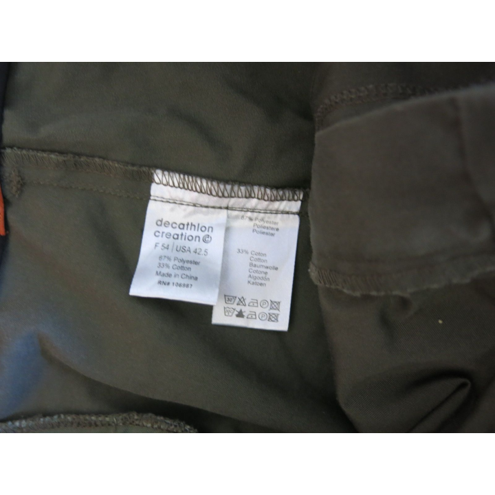 Pantalon de chasse Geologic de Decathlon Polyester - coton T 54