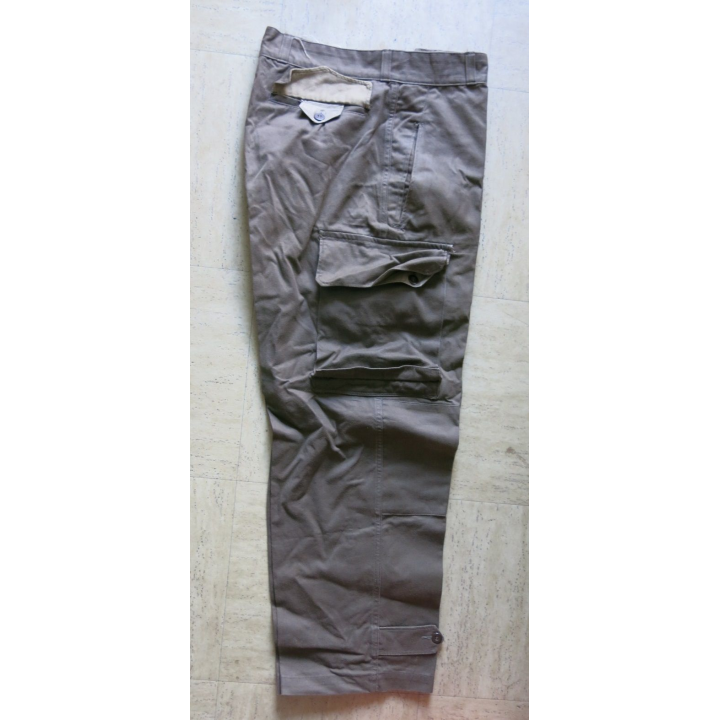 Pantalon de treillis Modèle 47 moutarde étiquette taille 23 TBE