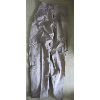 Pantalon toile épaisse beige après guerre Ets La Liniere de Cholet T 41 neuf