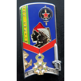 PROMOTION ENSOA : insigne de promotion ADC Cretin LMP G. 5420 n° 0744