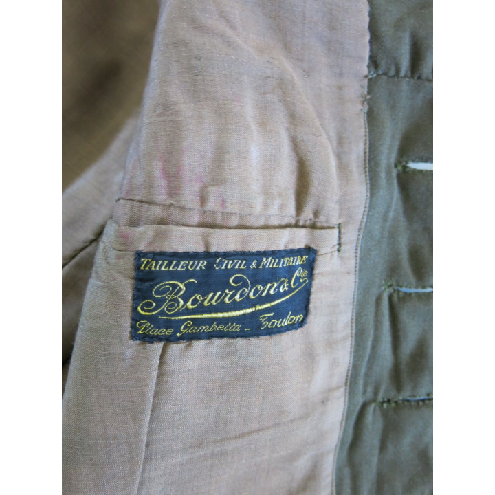Vareuse et pantalon officier tenue hiver Kaki Modèle après guerre