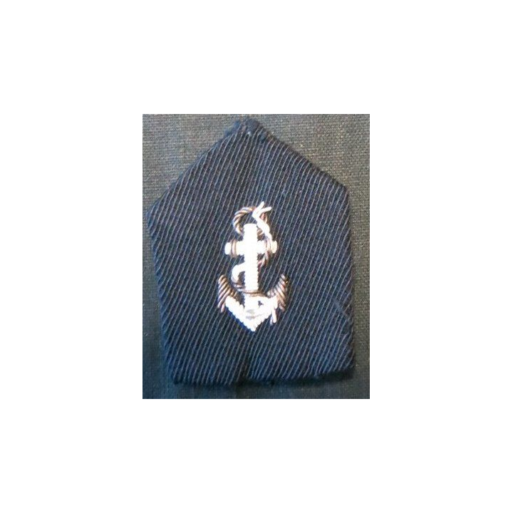 PATTE DE COL : officier de la coloniale ou des troupes de Marine en cannetille