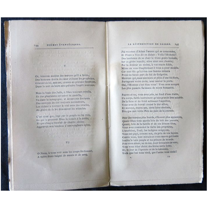 Œuvres poétiques de Victor de Laprade, poèmes évangéliques, Alphonse Lemerre Editeur MDCCCLXXXI