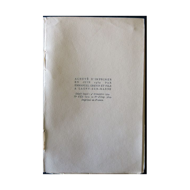 Port-Royal de Victor de Henry de Montherlant aux éditions Gallimard 1959
