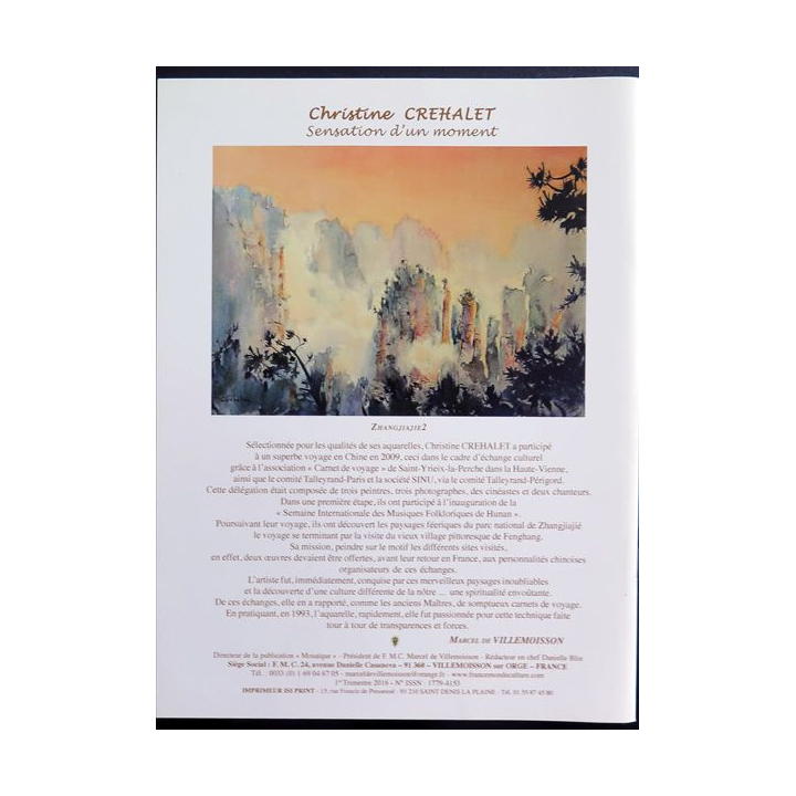 MOSAÏQUE N° 46 de Mars 2016 : Revue Mosaïque réalisée par France Monde Culture
