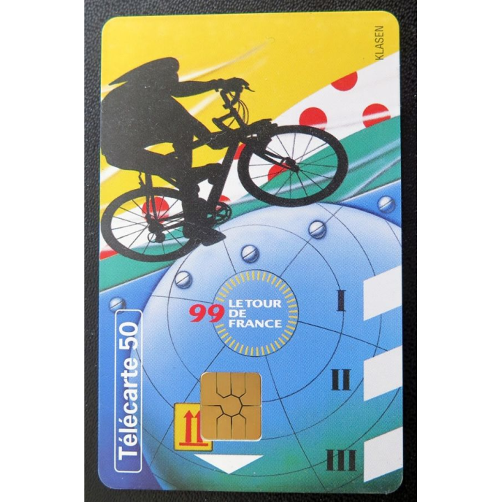 Carte téléphonique télécarte 50 Le Tour de France 1999