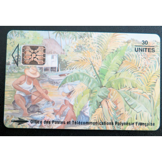 Carte téléphonique télécarte 30 Unités Polynésie Française
