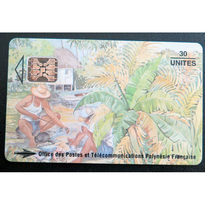 Carte téléphonique télécarte 30 Unités Polynésie Française