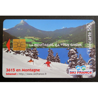 Carte téléphonique télécarte 50 La Montagne ça vous gagne