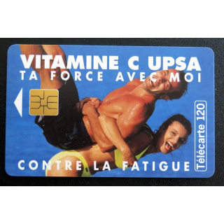Carte téléphonique télécarte 120 Vitamine C Upsa ta force avec moi