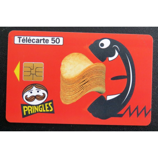 Carte téléphonique télécarte 50 Pringles