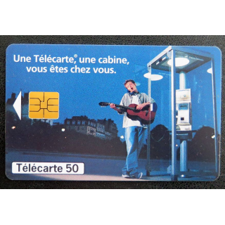 Carte téléphonique télécarte 50 Une télécarte une cabine vous êtes chez vous